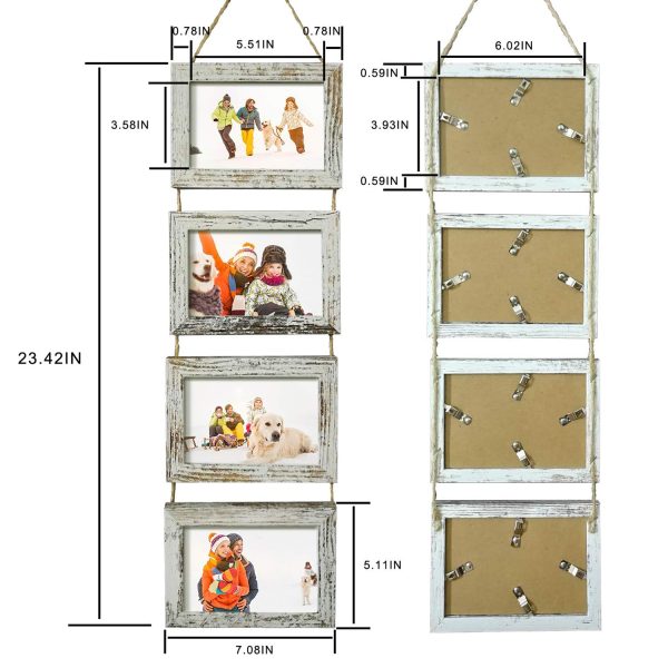 Family Memories Wall-Mounted Collage Photo Frame