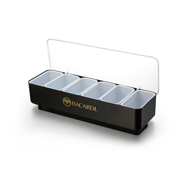 Bar 6-Compartment Fruit Tray with Lid and Freshness Design