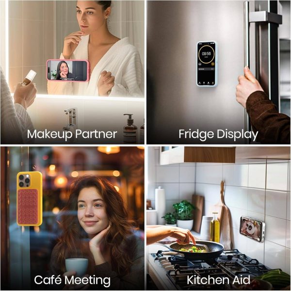 Double-sided silicone mobile phone suction cup