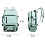 Waterproof Travel Nylon Backpack W/ External Usb