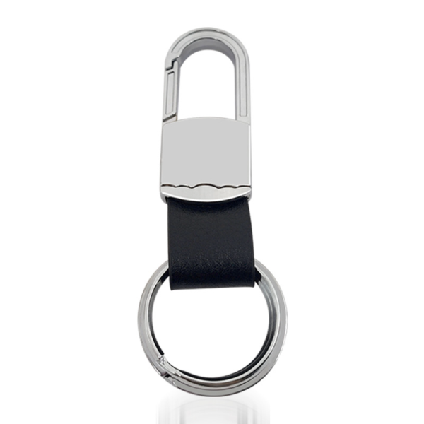 Faux Leather Keychain