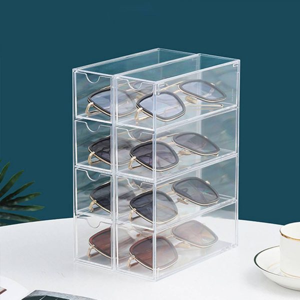 Acrylic Sunglasses and Glasses Custom Storage Case