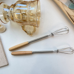 wooden handle whisk