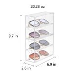 Acrylic Sunglasses and Glasses Custom Storage Case