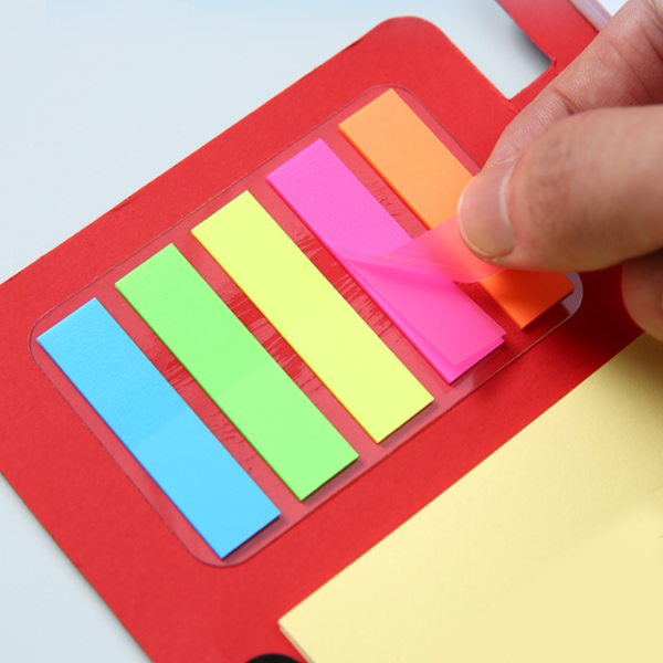 Multifunctional tearable notebook with pen