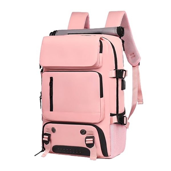 Waterproof Travel Nylon Backpack W/ External Usb