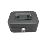 Small Cash Box W/ Lock And Slot