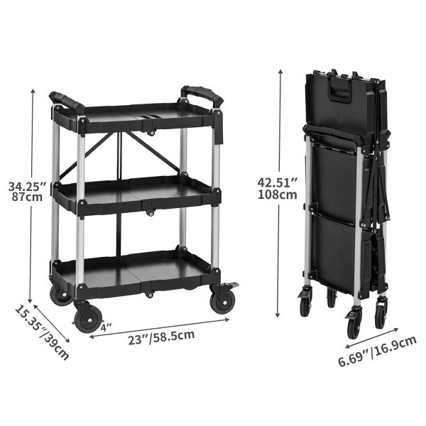 Large-Capacity Portable Folding Cart