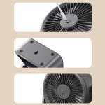 Mini Desktop Rechargeable Fan W/ Night Lights