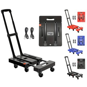 Portable Foldable Hand Cart w/ Wheels