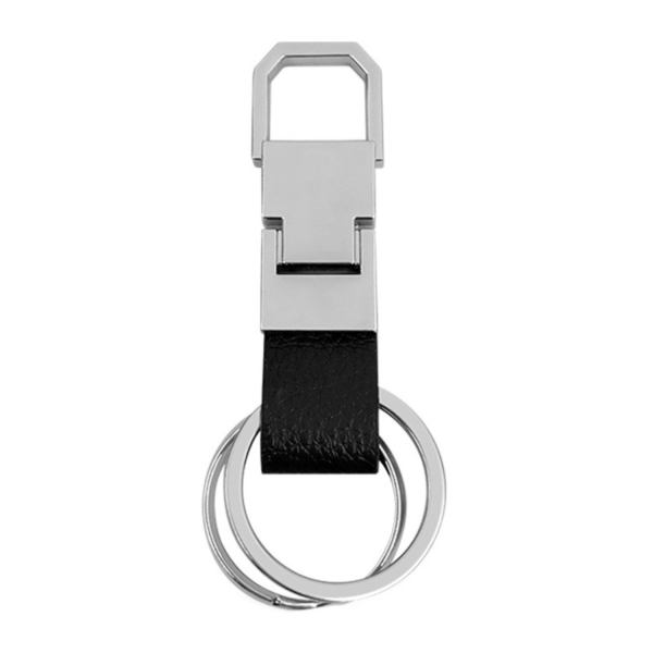 Faux Leather Keychain