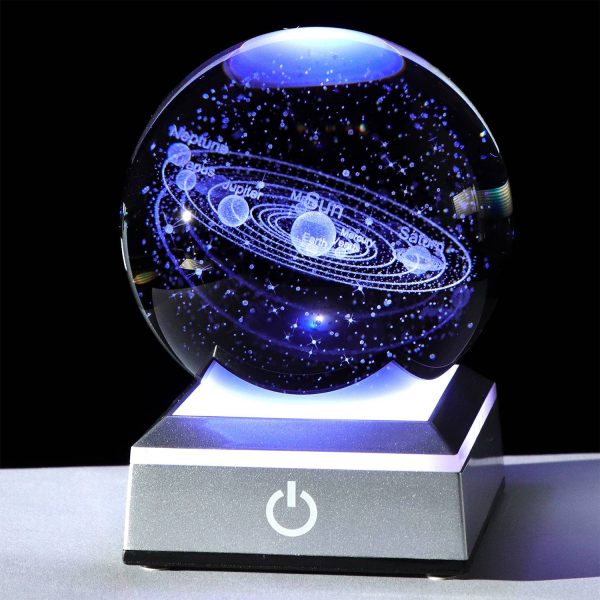 Colorful Night Light Romantic Atmosphere Crystal Ball Gift