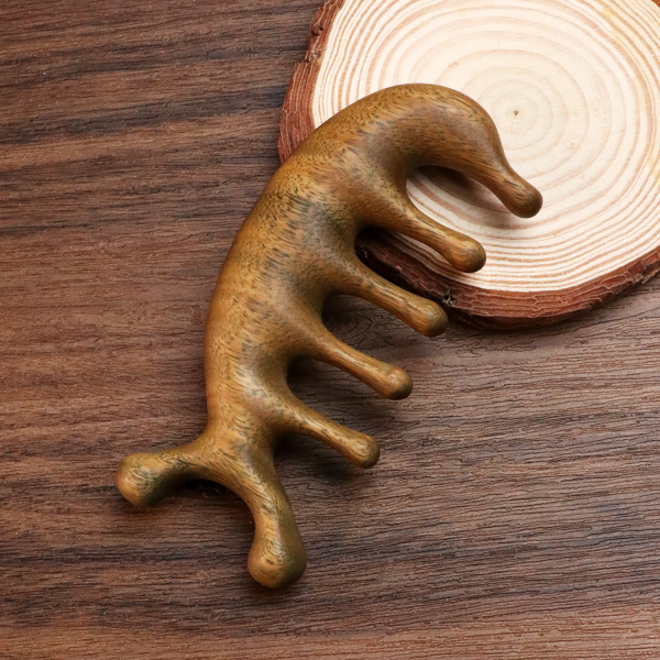 Natural Sandalwood Wide Tooth Wooden Combs