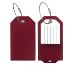 Metal Lanyard Leather Luggage Tag