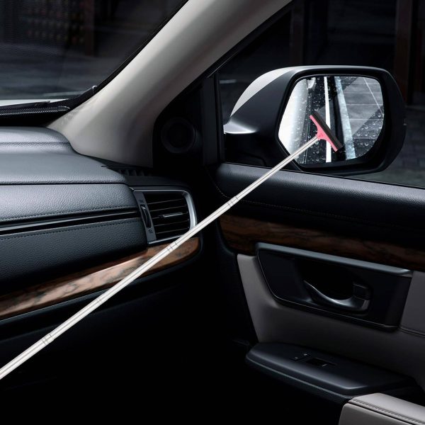 Mini Portable Retractable Car Rearview Mirror Wiper