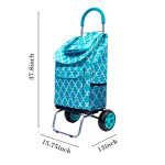 Portable Foldable Shopping Cart w/ Wheels