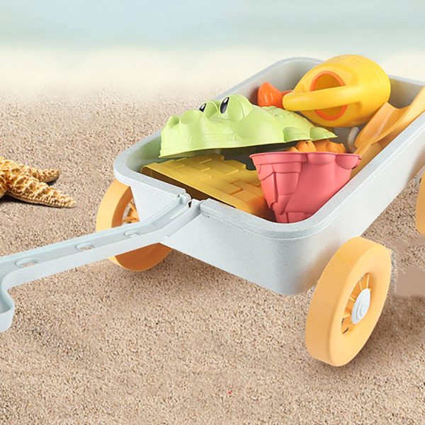 Durable Kids' Pull-Along Sand Play Cart