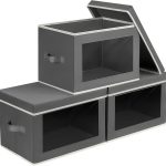 Foldable Fabric Storage Bin w/ Window