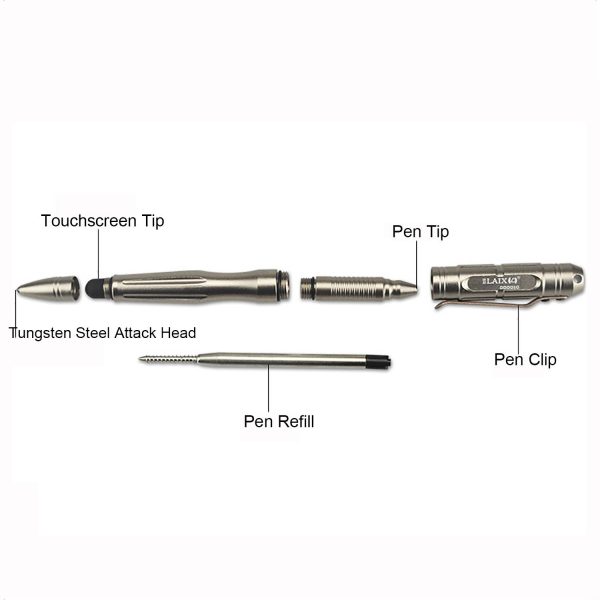 Portable Self-Defense Ballpoint Pen W/ Glass Breaker Tool
