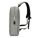 Men's Business Laptop Backpack w/ USB Charging Port