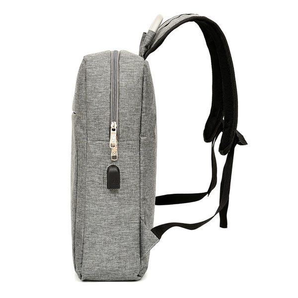 Men's Business Laptop Backpack w/ USB Charging Port