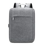Men's Business Laptop Backpack w/ USB Charging Port
