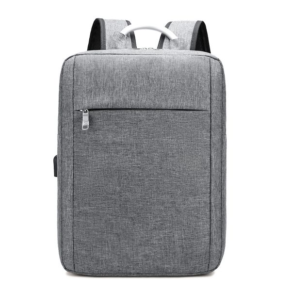 Men's Business Laptop Backpack w/ USB Charging Port