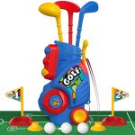 Fun Kids Golf Toy Set W/ Putting Mat