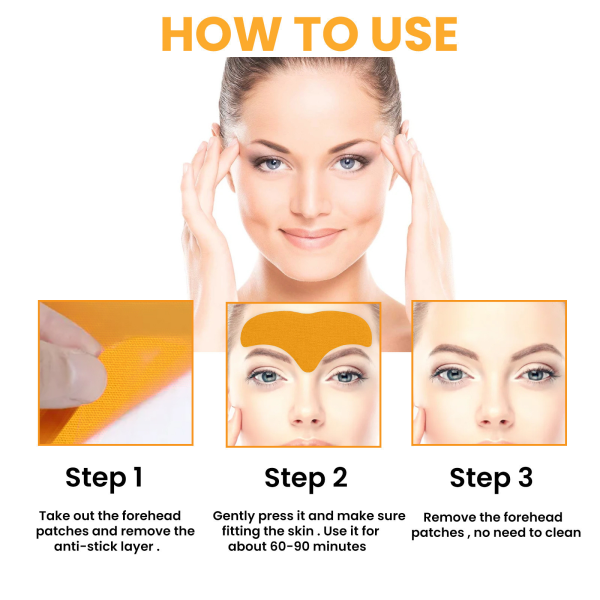Forehead Wrinkle Patch – Targets Frown & Smile Lines