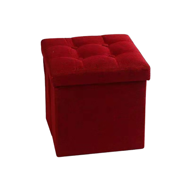 2-in-1 Foldable Stool with Hidden Storage Space