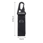 Outdoor Nylon Webbing Hook & Tactical Glove Clip