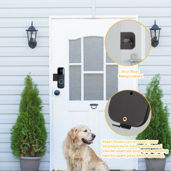 No-Drill Anti-Theft Doorbell Mount w/ Secure Clamp