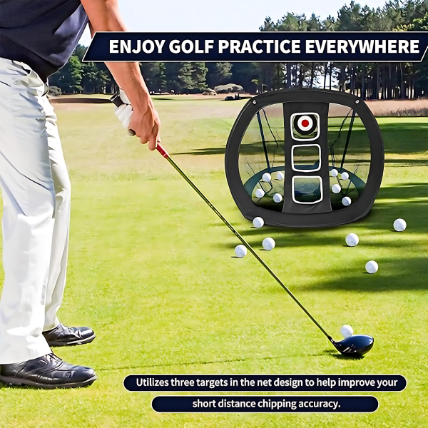 Portable Foldable Golf Chipping Net – Target Practice Aid