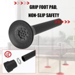 Foldable Exercise Trampoline-Home Fitness Rebounder Workout