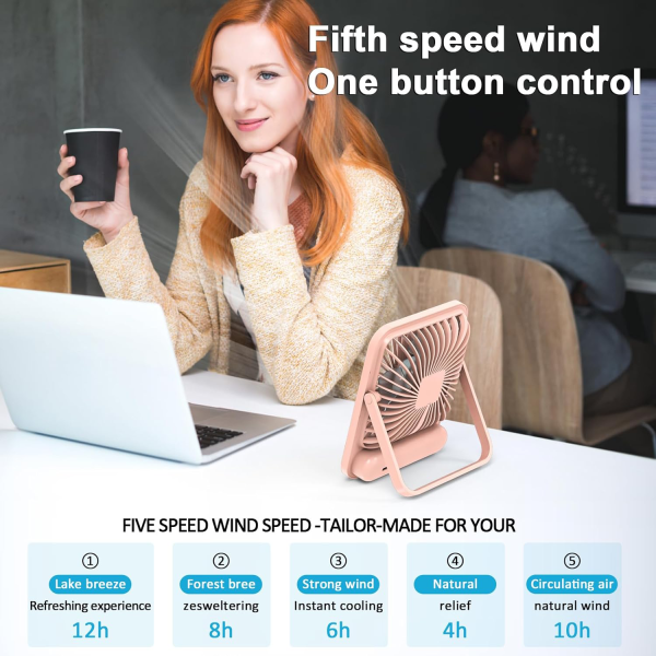 Mini, Portable USB Desk Fan - Ultimate Cooling Tool