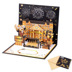 Graduation Season-Music & Light Premium 3D Greeting Card