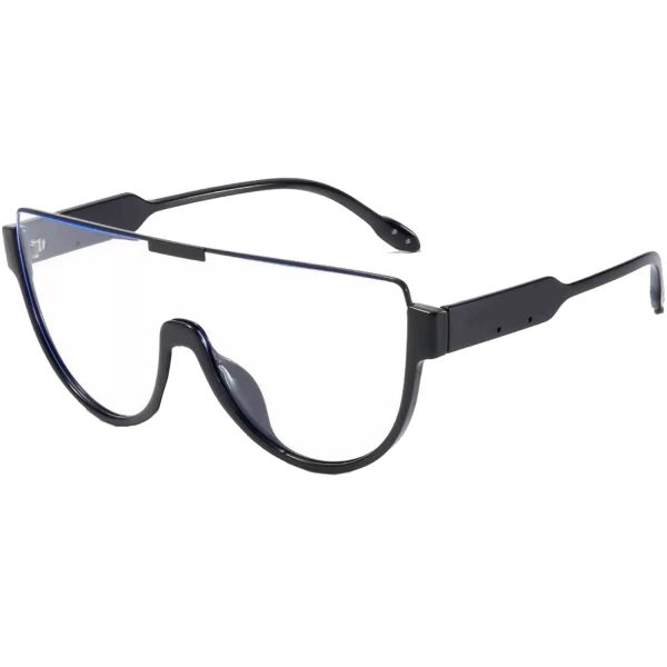 Vintage Semi-Round Oversized UV400 Sunglasses