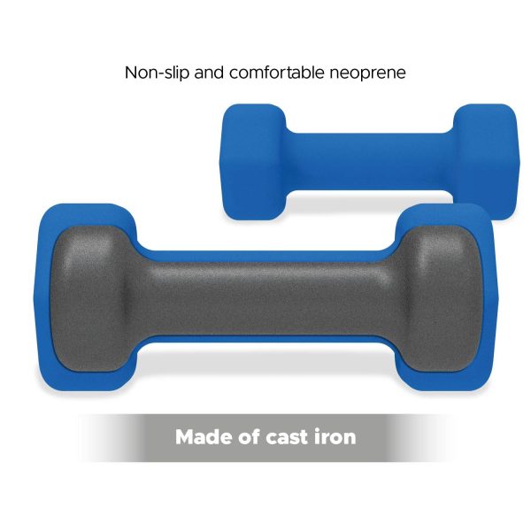 HexGrip-Dip-Coated Dumbbells for Yoga & Arm Sculpting