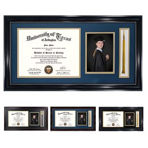 Wooden Frame with Tassel Stand for Certificates & Photos