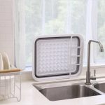Plastic Foldable Dish Drainer Rack