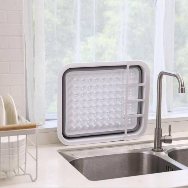 Plastic Foldable Dish Drainer Rack