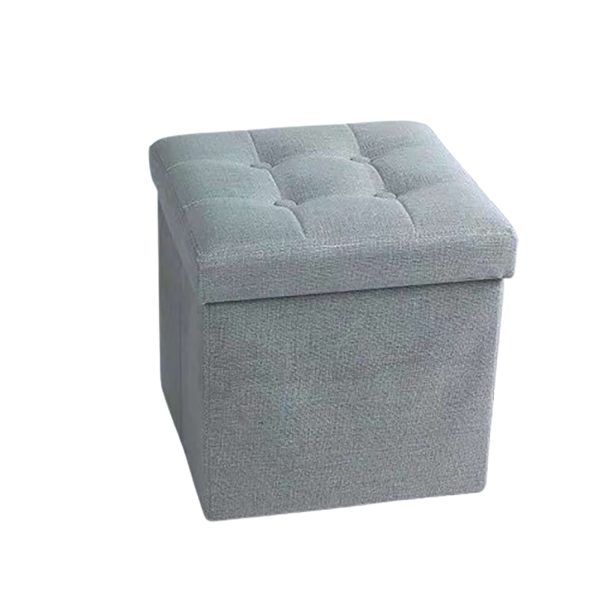 2-in-1 Foldable Stool with Hidden Storage Space