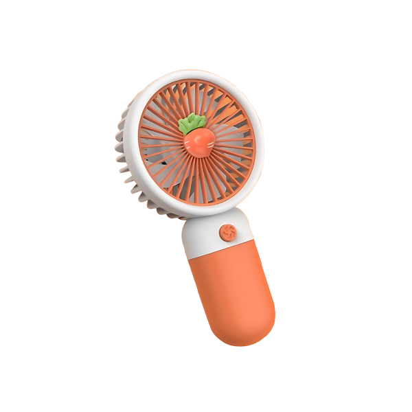 Mini portable handheld usb charging fruit electric fan