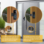 No-Drill Anti-Theft Doorbell Mount w/ Secure Clamp