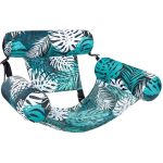 Inflatable Heavy Duty Sunbathing Floating Pool Lounge Chair