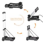 Portable Foldable Outdoor Hand Truck for Luggage & Cargo