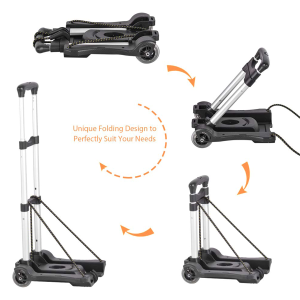 Portable Foldable Outdoor Hand Truck for Luggage & Cargo
