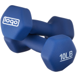 HexGrip-Dip-Coated Dumbbells for Yoga & Arm Sculpting
