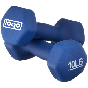 HexGrip-Dip-Coated Dumbbells for Yoga & Arm Sculpting
