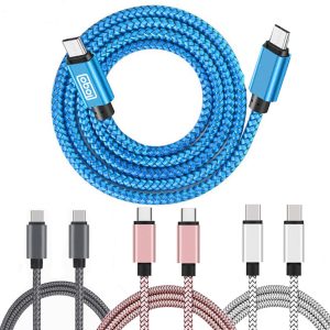 Durable Nylon Braided USB Cable for Fast Charging & Sync